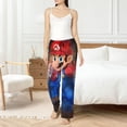 thumbnail image 6 of Lsque Mario Print Women's Pajama Pants, Lounge Pant - Comfortable Home Wear,Elastic Waistband, Stylish Design-Medium, 6 of 9