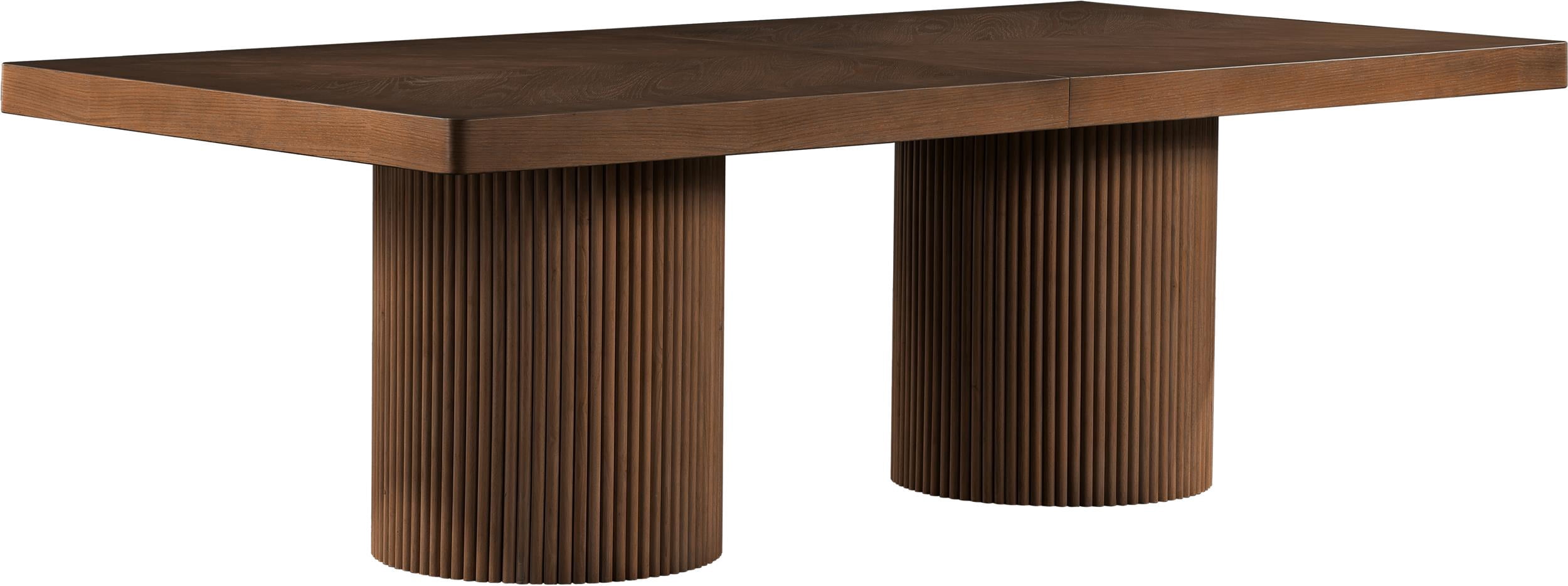 Meridian Furniture Belinda Brown Acacia  with Veneer Dining Table