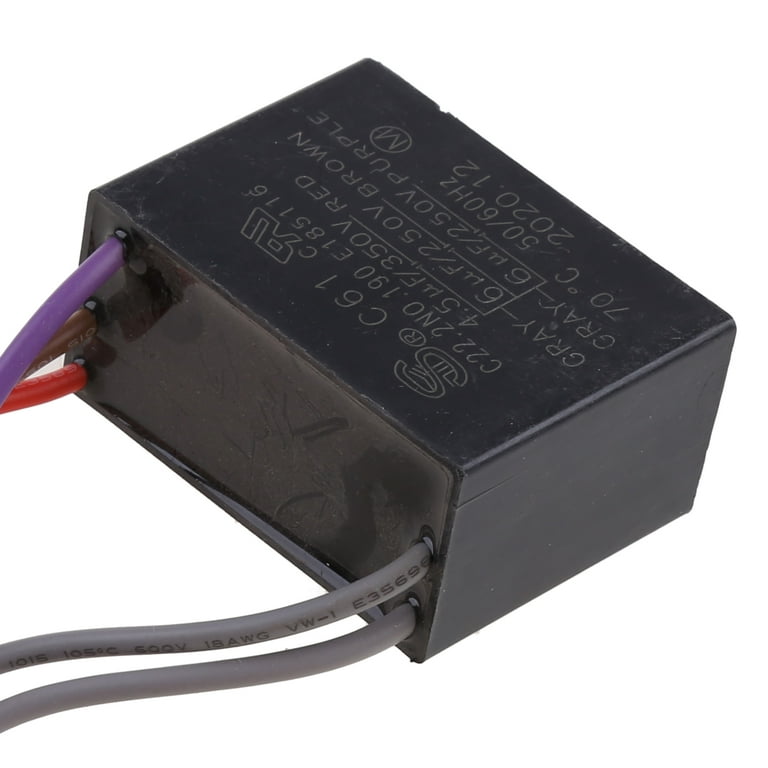Ceiling Fan Capacitor 4 Wire C61 Shelly Lighting