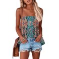 thumbnail image 3 of Women s Strapless Floral Print Tube Top Casual Loose Fit Sleeveless Blouse Multiple Vibrant Pattern Options Soft Lightweight Fabric Comfortable Summer Daily Bohemian Top, 3 of 6