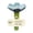 Blue, variant on Flower Shaped Ceramic Bee Drinking Station Outdoor Pollinator Feeder Water Bowl for Garden