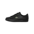 thumbnail image 2 of Lacoste Powercourt 1121 1 SMA Leather Trainers, Black, 2 of 9