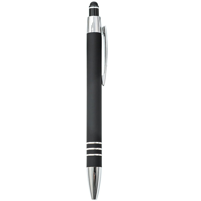 Stylish Black Ballpoint Pen Retractable Ballpoint Pen Writing Pen for Office