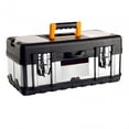 thumbnail image 1 of Caja de Herramientas, Estuche Organizador de Herramientas, Gran Espacio, Almacenamiento de Herramientas Manuales, Multiusos con Asa, Contenedor, Caja 17 pulgadas, 1 of 8