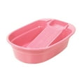 thumbnail image 1 of veasfak Hand Wash Basin Laundry Wash Tub with Washboard Non Slip Washing Clothes Laundry pink, 1 of 9
