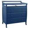Baby Mod - Lily 3-Drawer Dresser and Changer, Navy Blue
