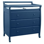 Baby Mod - Lily 3-Drawer Dresser and Changer, Navy Blue