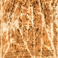 thumbnail image 1 of Ahgly Company Indoor Square Abstract Orange Modern Area Rugs, 7' Square, 1 of 4
