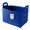 Dark Blue, variant on sunsanly Felt Storage Basket with Handles Foldable Fabric Storage Bin Eco-Friendly Collapsible Organizer Bin for Toys Clothes Blankets Home Laundry