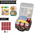 thumbnail image 5 of Pioneer Flower Floral Print Pattern Insulated Lunch Bag Teen,Lunch Bag Lunch Box for Men Women,Bento School Lunch Bag for Teen for Work,Picnic or Travel, 5 of 5
