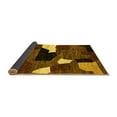 thumbnail image 2 of Ahgly Company Indoor Square Oriental Yellow Modern Area Rugs, 8' Square, 2 of 4
