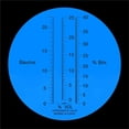 thumbnail image 4 of 3-in-1 Grape Wine Refractometer 0-25% Alcohol 0-40% Brix 0-25°Baume' Tester Concentration Meter with ATC for Brewing Winemaking - CARTON BOX, 4 of 7