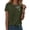 Z422 Army Green, variant on Landzoo Halloween Women'S T-Shirt Spider Web Minimal Print Short Sleeve Round Neck Tops Party Casual Women Tees Size L Army Green