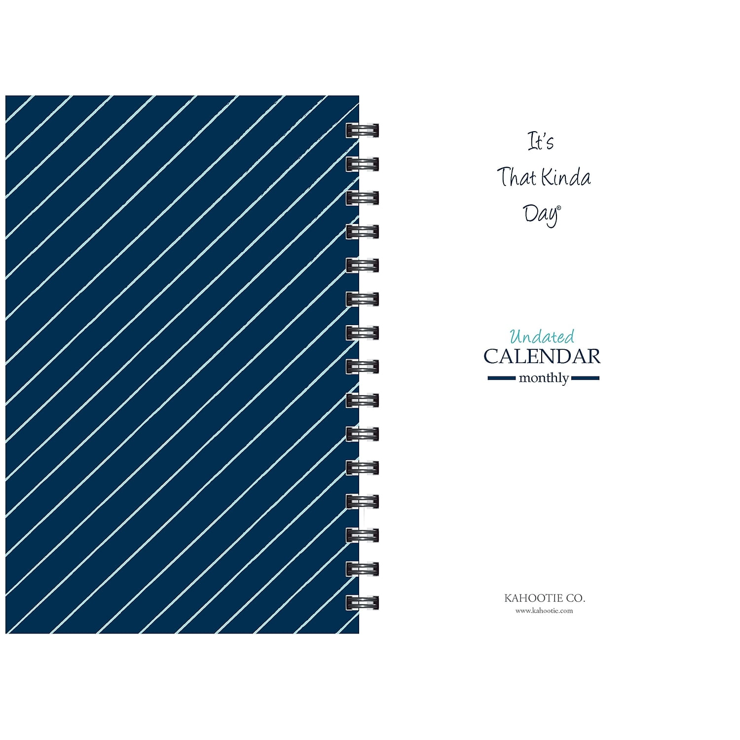 Kahootie Co. Kahootie Co Weekly Planner, 6-inch x 9-inch, Teal (ITKWT)