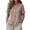 Khaki&27V0413, variant on S-5XL Striped Cotton Linen Shirts for Women Roll Up V Neck Henley Womens Top Short Sleeve Plus Size Summer Beach Vacation Women's Tunic Top XXXL