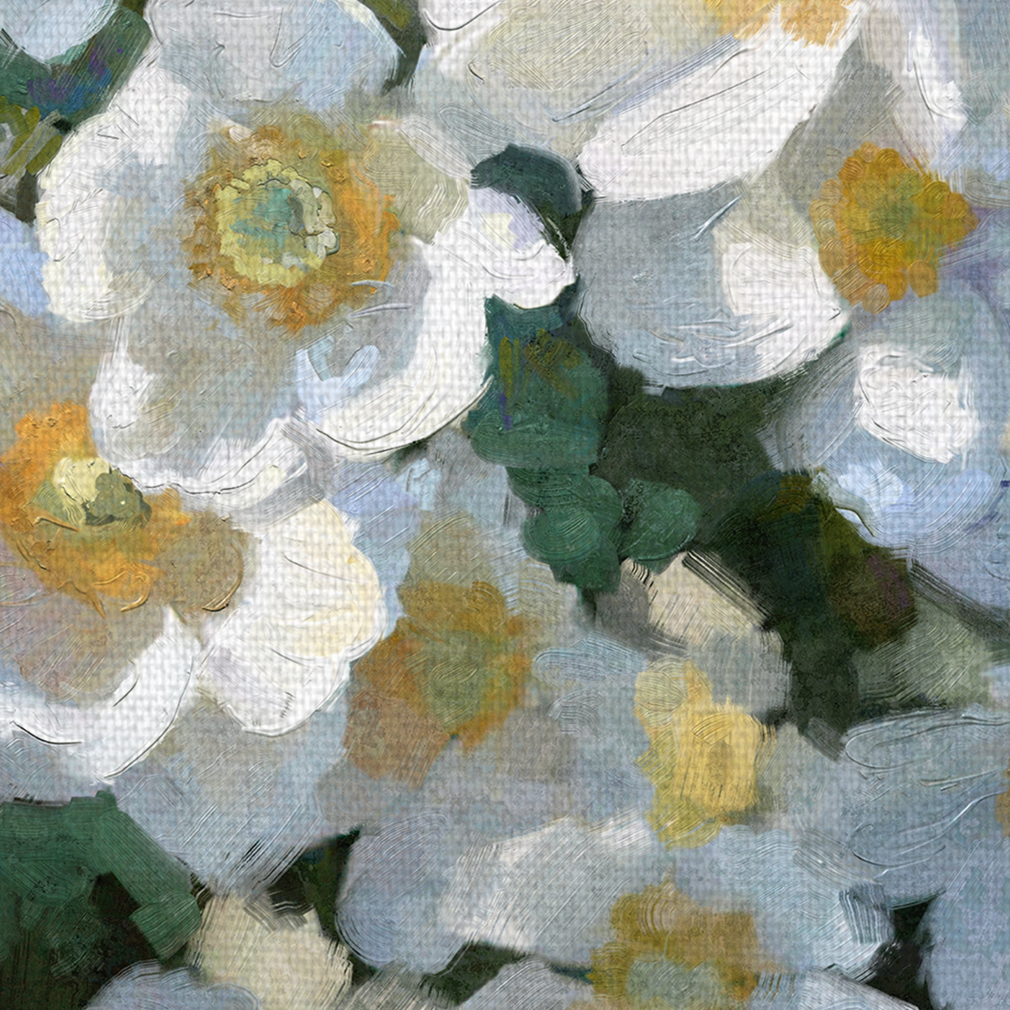 Masterpiece Art Gallery Summer Whites Paperwhite Flowers by Studio Arts Canvas Art Print