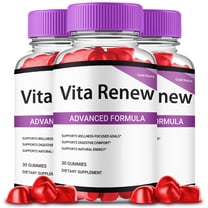 (3 Pack) VitaRenew ACV Gummies, Vita Renew ACV Supplement for Men and Women, 3 Month Supply