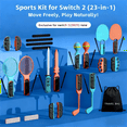 thumbnail image 2 of Rechale 23 in 1 Sports Accessories Bundle for Nintendo Switch 2 Sports Game ,Family Accessories Kit Compatible with Switch 2 Sports Games, 2 of 6