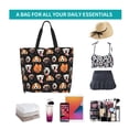 thumbnail image 6 of Bingfone Canvas Tote Bag for Women with Inner Pocket Aesthetic Cute Shopping Tote Bags Reusable Grocery Bags- Different Breeds Of Dogs, 6 of 8
