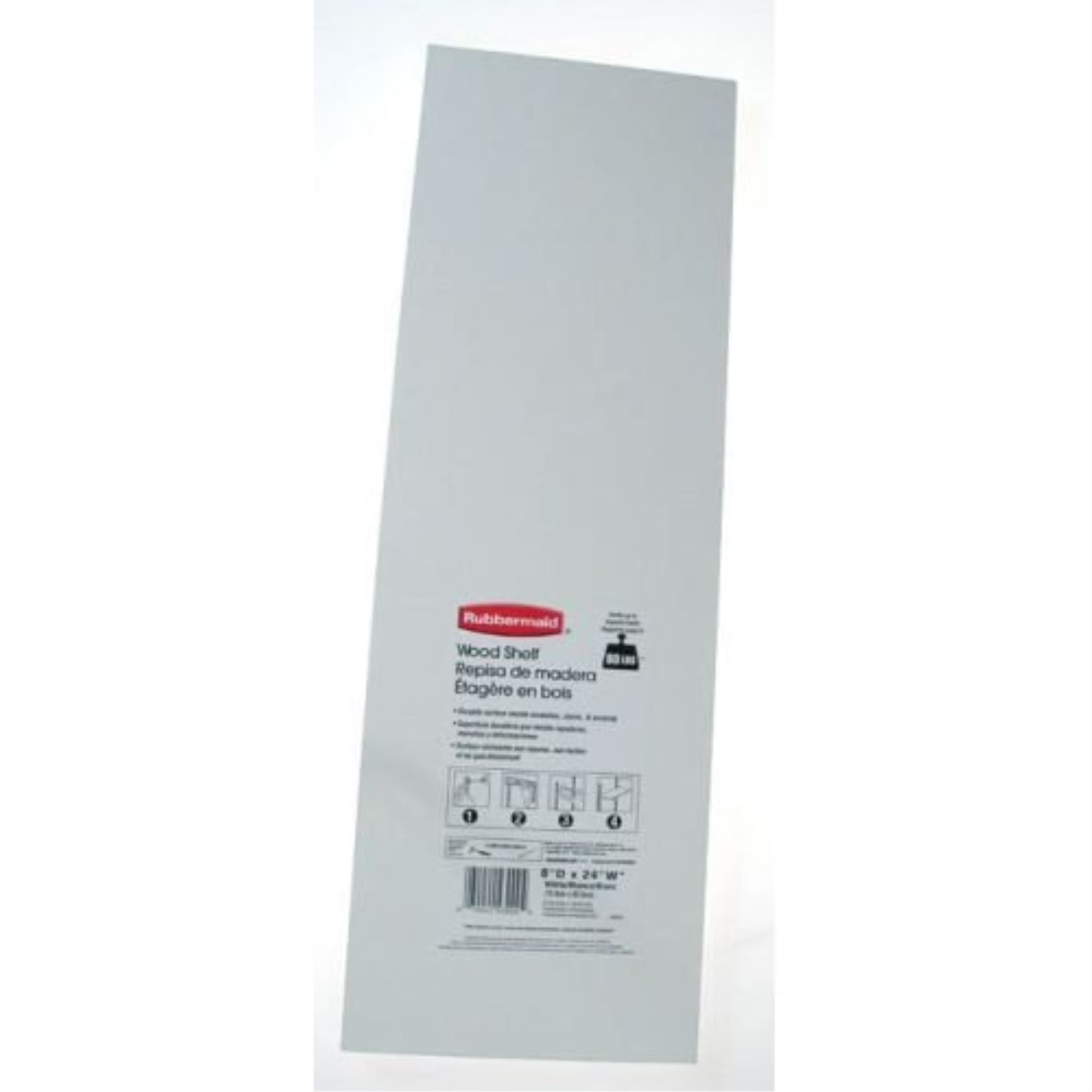 5028557 SHELF BOARD WHT 10X48"" Rubbermaid .625 in. H X 48 in. W X 10