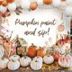 thumbnail image 2 of Fondo de 7 x 5 pies con diseño de calabaza para pintar y beber, arte otoñal, pintura para fiesta, fotografía, fondo, otoño, flores, champán, niñas, vino, decoración para fiesta nocturna, pancarta de, 2 of 6