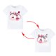 thumbnail image 2 of Ropa Para Bebé (Niño O Niña), Atuendo Para Niño Pequeño, Camiseta Blanca Con Estampado De Lentejuelas Y Decoloración Divertida De Algodón A La Moda Odeerbi  LM103-11437, 2 of 9