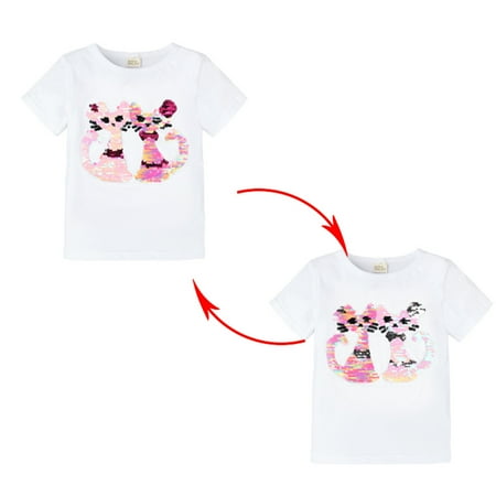 

Toddler Top T-shirt Fashion Cotton Funny Cartoon Pattern Summer Clothes