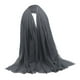 thumbnail image 2 of Bufanda de mujer, , Bufandas de verano, Bufanda de seda, Bufanda de algodón, Todos gris Yuyangstore Bufanda de algodón suave para mujer, 2 of 7