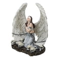 thumbnail image 6 of Captive Spirits Blindfolded Purity Angel Tied In Chains By Skulls Figurine, 6 of 10