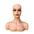 thumbnail image 3 of DOLITY Durable Female Mannequin Head with Shoulder for Necklace Jewelry s Making C, 3 of 8