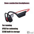 thumbnail image 2 of IPX8 Waterproof Bone Conduction Headphones, Bluetooth 5.3 With 32GB MP3 Player, Open-Ear Sport Earphones For Swimming Running Cycling,white, 2 of 12
