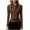 Brown Womens Pullover Top, variant on Dress Shirts for Women Formal Business Turtleneck Sweater Front Tie Office Work Blouse