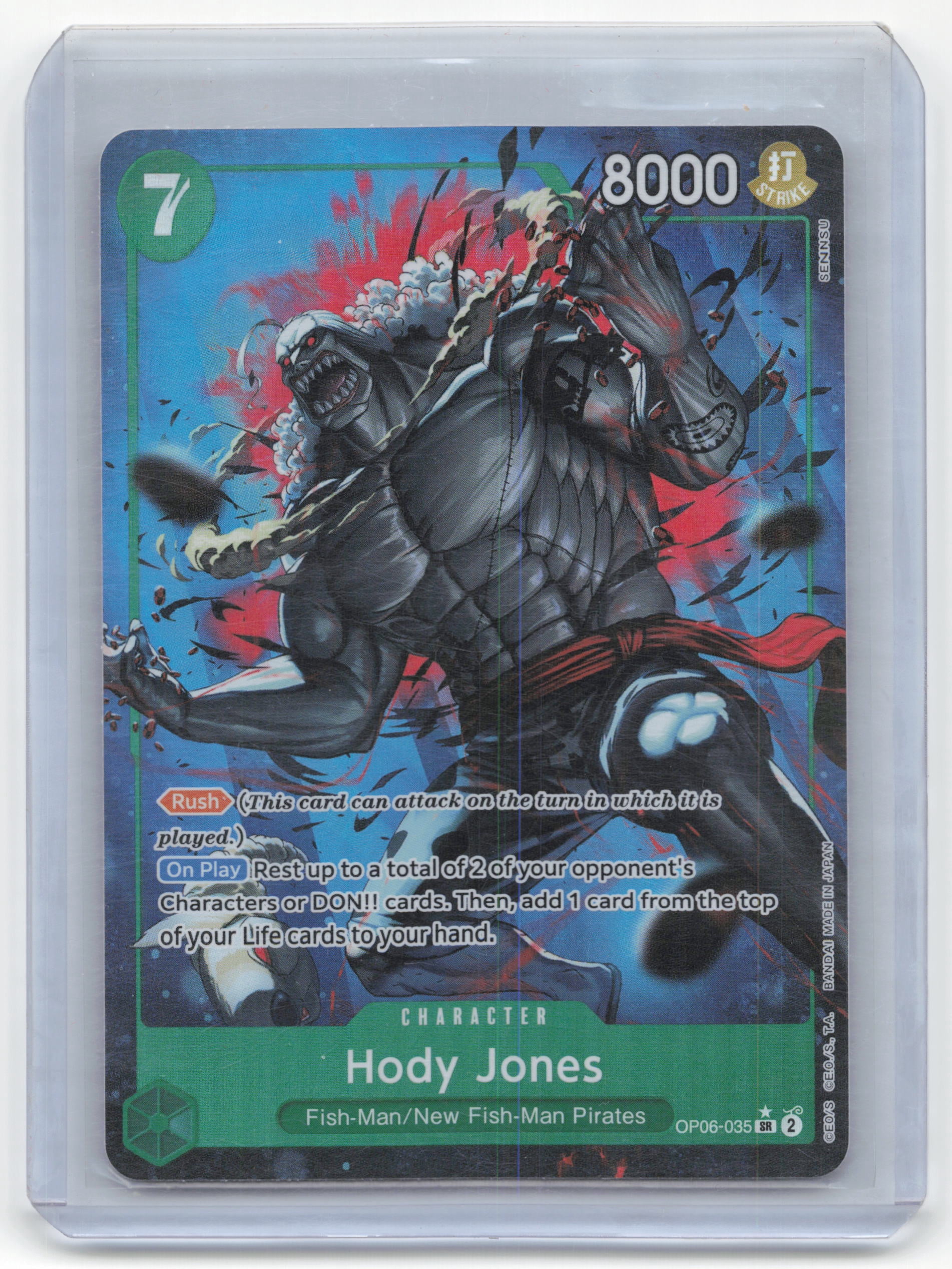 Wings of the Captain Hody Jones Near Mint #OP06-035