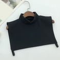 thumbnail image 6 of WINDLAND Womens Fake Mock Turtleneck Dickey Detachable Collar Pullover Half Top Blouse Simple Solid Color Neck Warmer Cover for Layered Look, 6 of 21
