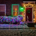 thumbnail image 2 of Northlight Lighted Twinkle Candy Cane Christmas Outdoor Pathway Markers - 26" - Set of 3, 2 of 5
