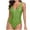 Green#03, variant on Leesechin Womens Swim Suits Swimwear Bikini One Piece Push-Up Padded Bathing Backless Beachwear