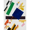 thumbnail image 3 of Kasimir, Malevich 15x18 Black Modern Framed Museum Art Print Titled - Suprematist Composition, 3 of 5