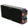 thumbnail image 1 of Zaqw Computer Radiator,Water Cooling Radiator Double Layer 45mm Thick G1/4in Aluminum Heat Exchanger Desktop Computer Radiator,G1/4in CPU Radiator, 1 of 8