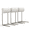 Beige, variant on Amsleekey 3-Pack Sofa Headrest Support for Low-Back Couches, Metal Frame with Soft Gray Corduroy Cover