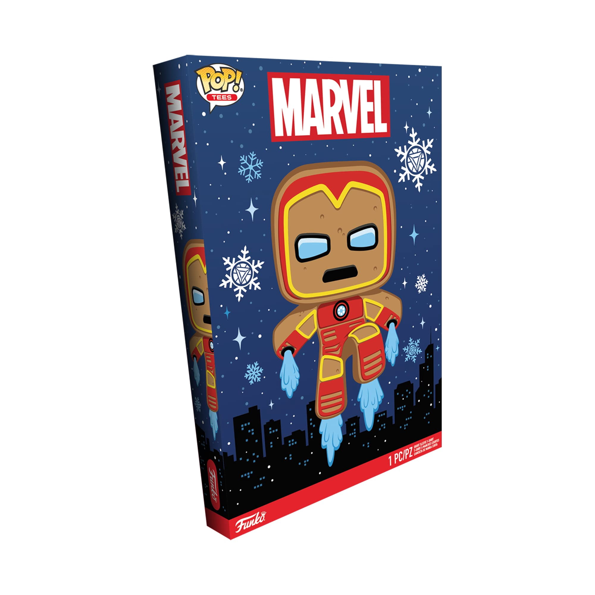 Funko Pop! Boxed Tee: Marvel Holiday - Gingerbread Iron Man - XL