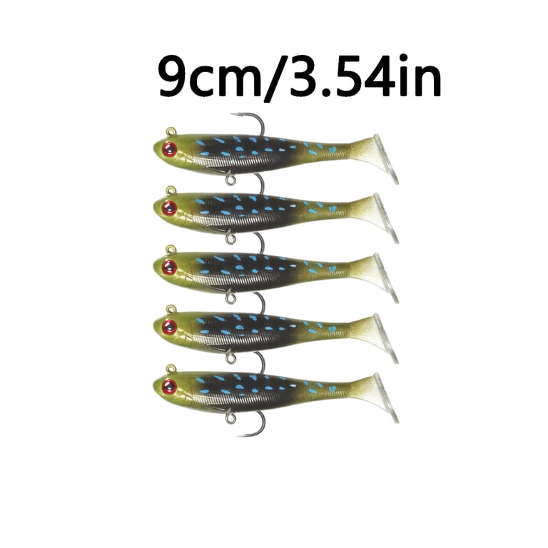 9 fishing lure soft plastic Drummer 1.0 Craw 3" Colors 8 Pack shaky heads Fishing Lures Baits Artificial Crankbait