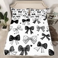 thumbnail image 2 of Castle Fairy Cute Ribbon Bow-Tie Twin Sheet Sets,Dreamy Girly Bow Bedding, 2 of 7