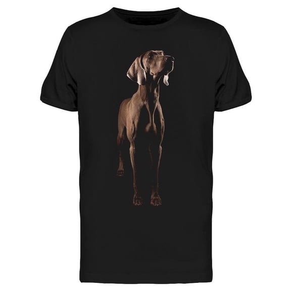 Cute Weimaraner Portrait Tee Men's -Image by Shutterstock