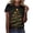 Multicolor A3, variant on jobturf Halloween Shirts for Women Cute Pumpkin Printed Shirts Fall Short Sleeve Novelty Graphic Festival Tee Tops