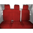 thumbnail image 2 of CalTrend Rear 60/40 Split Back & Solid Cushion Tweed Seat Covers for 1992-1996 Toyota Camry - TY309-02TA Red Insert and Trim, 2 of 3