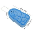 thumbnail image 4 of Unique Bargains 1 Pc Cute Penguins Pattern Bath Sponge Body Scrubber Sky Blue, 4 of 6