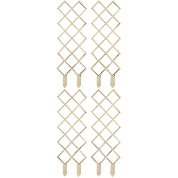 Set of 2 Vine Plant Climbing Stand Garden Trellis for Plants Lattice