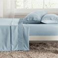thumbnail image 2 of Juego de sábanas Bedsure, tamaño queen, 4 piezas, poliéster, azul cielo, 2 of 7
