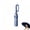 Blue, variant on Creative Ring Buckle Windproof Reinforced 𝖴𝗆𝖻𝗋𝖾𝗅𝗅𝖺, Auto Open Ring Buckle Umbrella,Inverted, Reflective Strip, UPF 50+ Rain & Sun, Travel