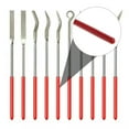 thumbnail image 2 of SHISUYAN Red Handcrafts Shaping Files Polishing Sanding Filing 1 Set 5.6x0.2x0.2in, 2 of 8